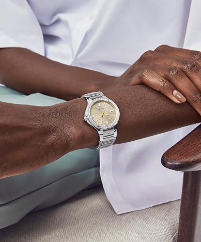 Movado S.E. Automatic Women's Sport Watch - Swiss Automatic Movement, Stainless Steel Link Bracelet - 10 ATM Water Resistance - Luxury Fashion Timepiece for Her - 33mm4