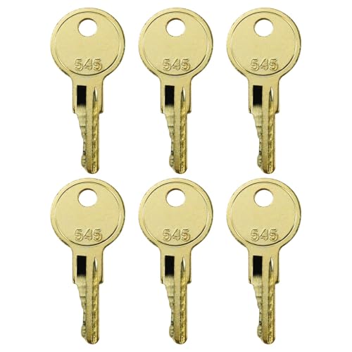 CH545 Keys Compatible with Truck Trailer RV Campers Car Hauler Tool Boxes Safety Cabinets Paddle Handle Lokes (Pack of 6)