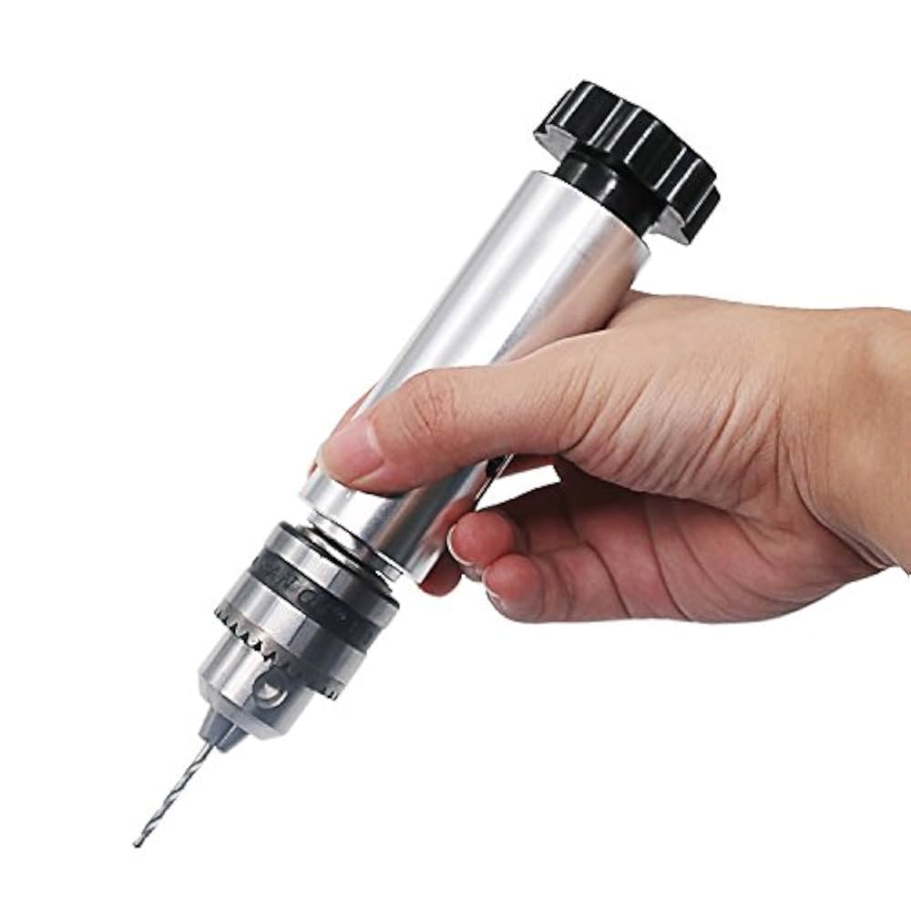 Amazon | 0.6-6 mmminiマニュアルアルミハンドドリルチャック