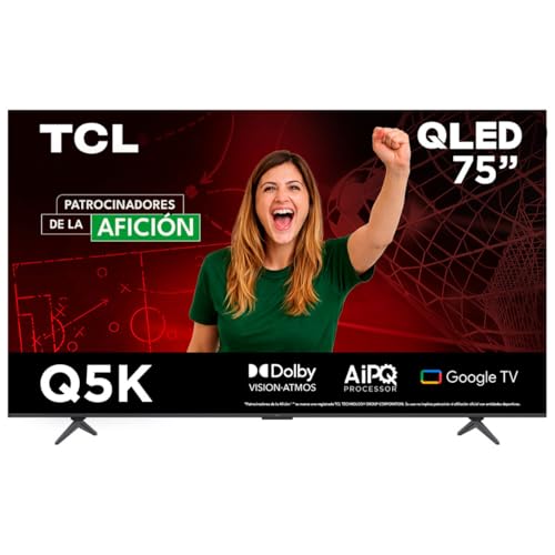 Consejos para Comprar vios v552015sm disponible en línea para comprar. 49 TCL Smart TV 2025 Pantalla 75' 75Q5K Google TV QLED 4K Google Assistant | Hands Free Voice Control | Alexa | VisionHDR10+| AiPQ™ | Micro Dimming | NITS350 | Panel 60 Hz
