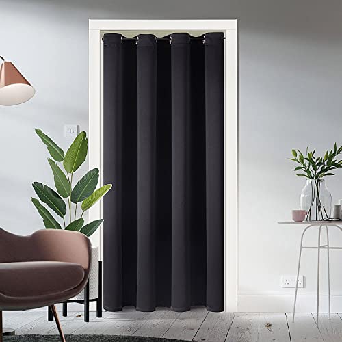 ChrisDowa Blackout Curtains Door Curtain for Doorway 80" Long Closet Drapes by ChrisDowa - Used condition - US$15.63