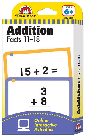 Constructive Playthings 4169 Flashcards - Addition Facts 11-18