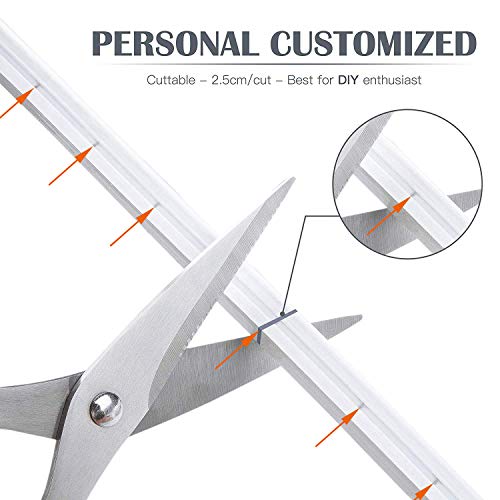 Inextstation Neon Led Strip Light 16.4Ft/5M Neon Light Strip 12V Silicone Led Neon Rope Light Waterproof Flexible Led Neon Lights For Bedroom Indoors Outdoors, Orange (Power Adapter Not Included) #TOP2