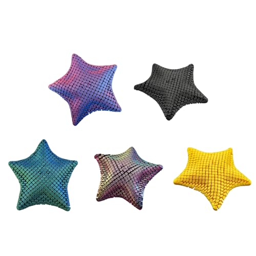 3 Dimensions Printed Starfishs, 3 Printed Animal Fidgets Toy for Stress Relief Desktop Decors Starfishs Statue Flexible Joint Articulated Fidgety Toy Realistic Hairless Figurines Statues - Image 9