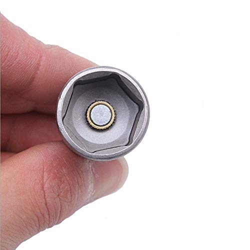 2 Pcs Quick Connect Power RV Leveling Scissor Jack Socket Drill Adapter with 1/4 inch Hex Shank Tools, Quick Change Power Nut Driver Bit Set Fits with All 3/4 or 19mm Hex Drive Jacks