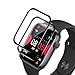 VideoSecu 2 Stück für Panzerglas für Apple Watch Series 7/8/9 45mm Schutzfolie, Selbstheilende Schutzglas, Ultradünne 0.2mm, Blasenfrei, Kratzfeste Schutzglas, Anti-Fingerabdruck Displayschutz
