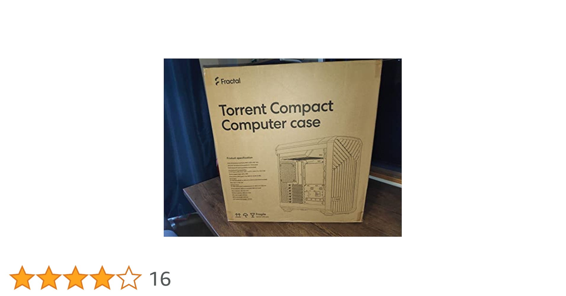 Amazon | Fractal Design Torrent Compact White TG Clear Tint