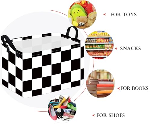 Image of Baby Storage Basket Nursery Box Laundry Hamper Organization Bins for Toys and Clothes with Handles