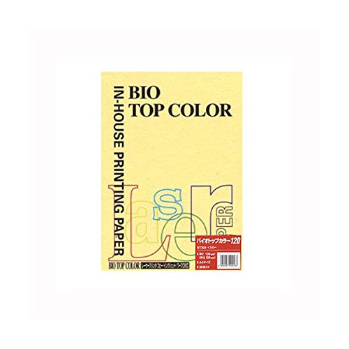 (業務用セット) 伊東屋 バイオトップカラー A4判 50枚入 120g/m2 BT303 イエロー 【×5セット】 ds-1537380