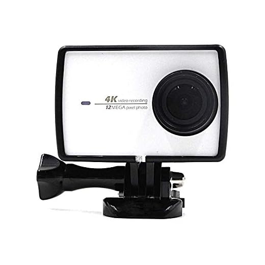 TELESIN accesorios por Xiaomi Yi: Carcasa estándar de marco + Base de montaje + Estuche protector duro para Xiaomi YI 4K Sports Action Camera 2
