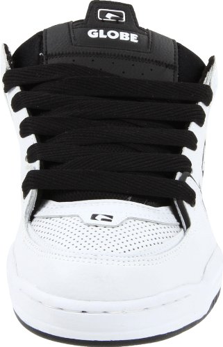 Image of Globe Mens Fusion Skate Shoes, White /Black /White, 10.5 D US
