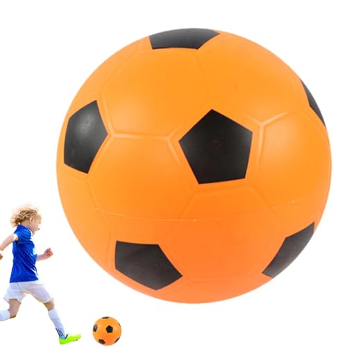 KERALI Balón de fútbol silencioso, pelota de fútbol de espuma de alta densidad, pelota silenciosa de entrenamiento en interiores, pelota de fútbol de espuma suave, pelota de entrenamiento silenciosa