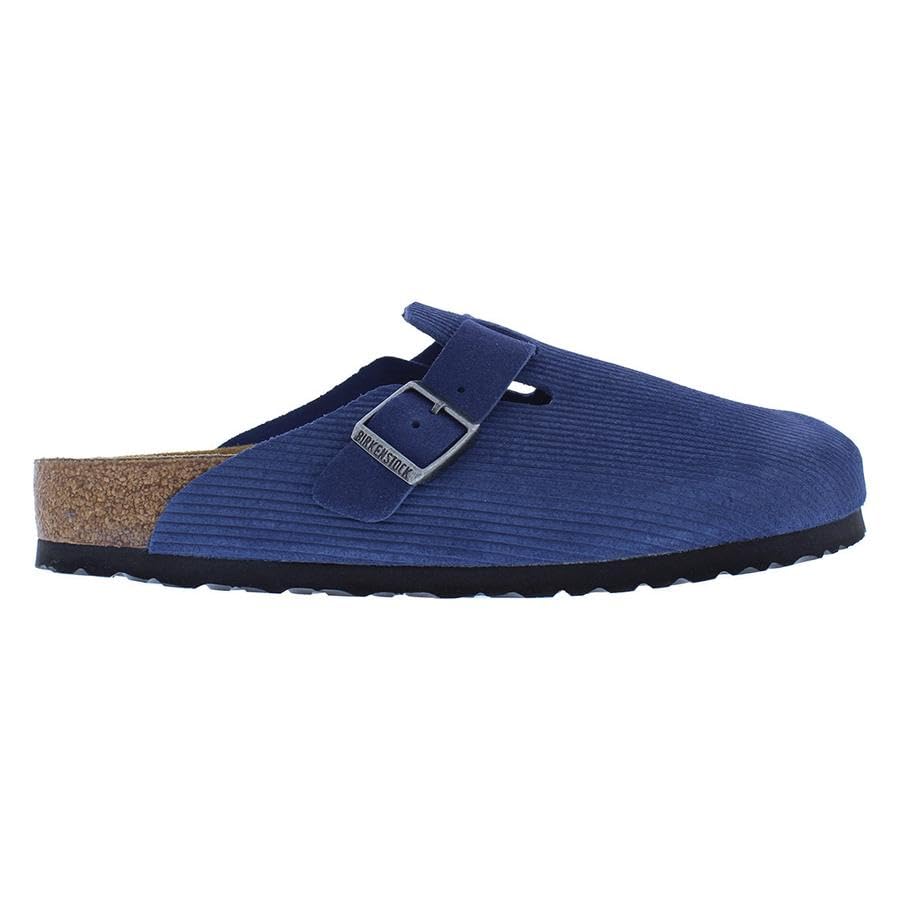Birkenstock Boston BS Suede Unisex Shoes Size 9, Color: Corduroy Indigo-Blue4