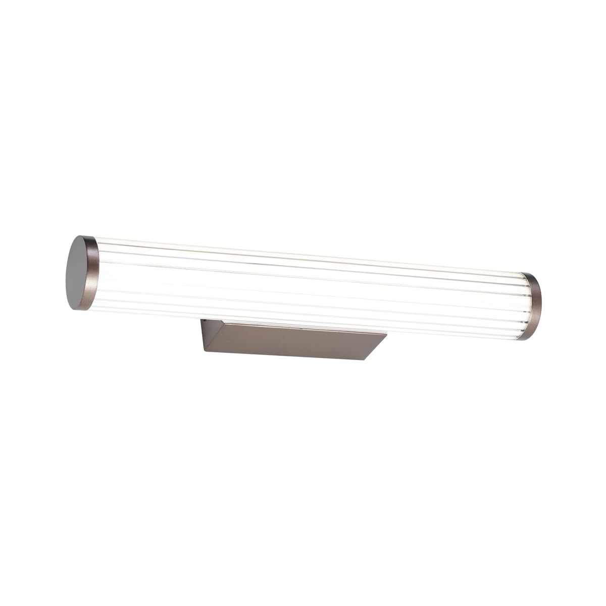 Qazqa led Retro Wall lamp, Wall Light - Coco - Bronze, incl. 13W lightsource, Integrated led, 3000K, Warm White, 9.4cm, IP44, Bathroom