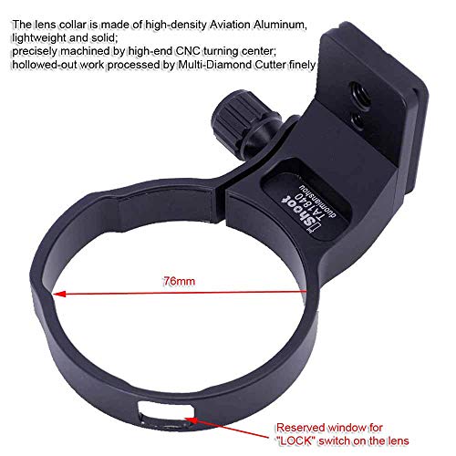Bague de fixation trepied compatible Tamron 18-400mm support objectif Arca