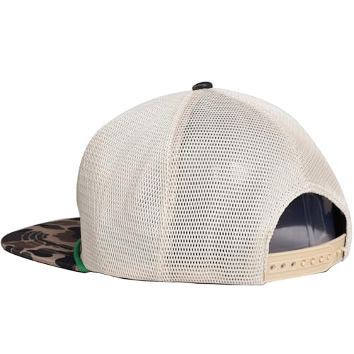 Image of EDTREK Outdoorsman Pro Trucker Breathable Mesh Performance Cap - Flat Brim Snapback Hat