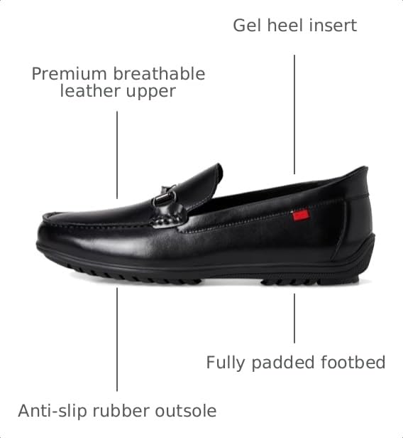 Image of Marc Joseph New York Men's Casual Hands Free Slip on Buckle Loafers
