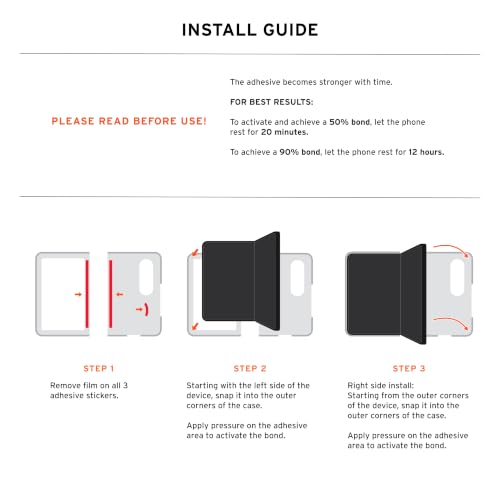 Image of Urban Armor Gear UAG Compatible with Galaxy Z Fold 8 Case, Mouve - Magnetic Charging Two-Piece Open-Hinge Design, Air-Soft Corners, Military-Grade Drop Tested - Ice