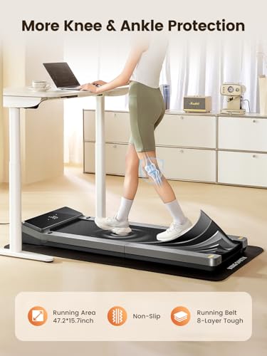 Image of WALKINGPAD Z3 Folding Walking Pad for Home, 180 Fold-Flat Treadmill with 15 Tilted Display, Quiet Compact Treadmill for Walking & Light Jogging, Apartment & Office