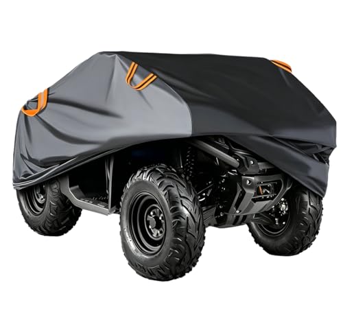Cubierta de ATV Funda para Kymco MXU 700 DX 2005-2021 2022 2023 2024 2025 2026+, Funda Quad Moto Exterior Impermeable Protección contra Sol Nieve Polvo Accesorios,A/Orange