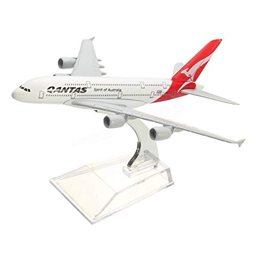 Image of Toys uncle Diecast Aeroplane Scale Model, 16 Cm: B747 Australia Qantas Airlines, Multicolor
