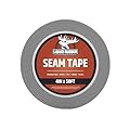 Liquid Rubber Peel and Stick Seam Tape - Fix Leaks, Repair and Restore Roof Joints and Tears, Bonds to EPDM, Metal, Tiles, Shingles, Wood, and Fiberglass Easy to Use, 4 Inch x 50 Foot Roll