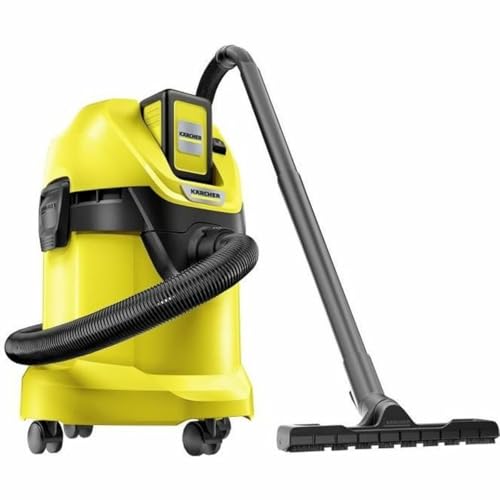 Kächer WD 3 Battery Set Aspirador Multiusos, Con Batería y sin Control de Encendido, Plástico, 300W, 17L Depósito