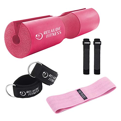 Relaude Fitness - 6 Pack Barbell Pad Set - Barbell Pad for Squats