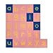 Delmach Montessori Sandpaper Letters | Lowercase | PP Wood Tiles | Vowel Consonant Color Coded | Includes Storage Box
