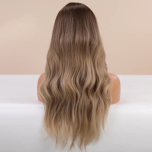 TANTAKO® Parrucche Sintetiche Bionde Ombre