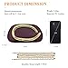 Imagen de CORIOS Bolsa de Noche para Mujer Cuero PU Acrílico Clutch Bolso de Boda Asa Metálica Bolso de Fiesta Elegante Bolso de Hombro Bandolera con Cadena para Banquete Fiesta de Graduación Morado