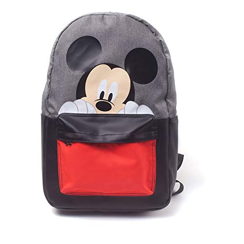 Bioworld EU Disney Mickey Mouse & Friend'S All-Over Pattern Print Backpack Mochila Tipo Casual 28 Centimeters 20 (Multicoloured)