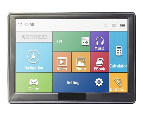 Navegación portátil GPS HD de 7 Pulgadas, 2024 mapas, navegador for Coche, camión, Camping, Caravana, navegación por satélite