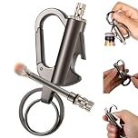 Keychain Ligh/TER,Permanent Match Infinity Ligh/TER with Multitool Keychain Bottle Opener,Reusable Waterproof Match Strike,Permanent Match Ligh/TER,Cool Ligh/TER,Waterproof Matches for Camping