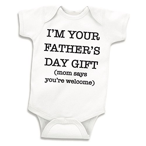 Bump and Beyond Designs Fathers Day Outfit, 1st Fathers Day Bodysuit for Baby (3-6 Months)