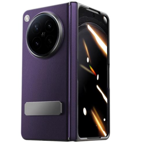 Coque Oppo Find N6 cuir véritable avec filtre anti-regard et charnière