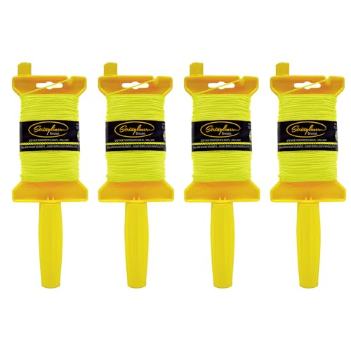 11412 Original Mason’s Line Reels Stringliner® Original TWISTED FL YELLOW 270' (4 Pack) miniatura 1
