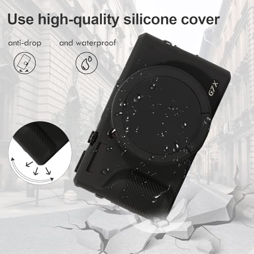 Funda de silicona para cámara Canon G7 X Mark III miniatura 5