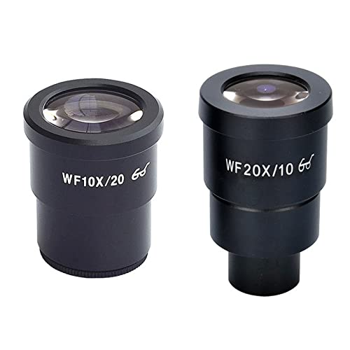 Microscope WF10X WF20X Lens Stereo Microscope Eyepieces(WF10X)