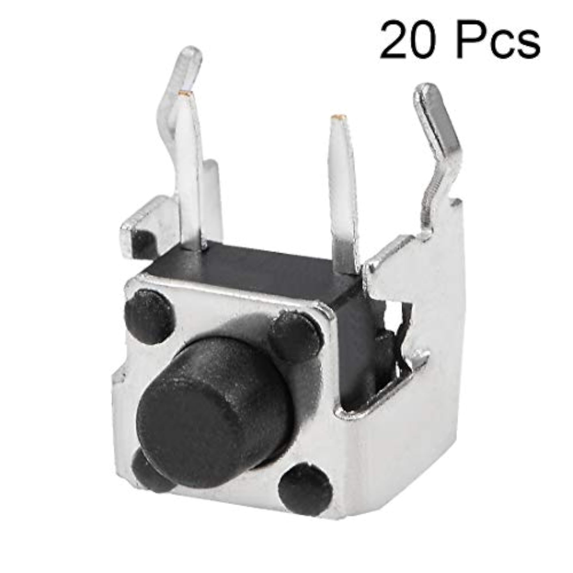 20Pcs Momentary PCB Side Mounting Pushbutton Switch, Electronics Accessory