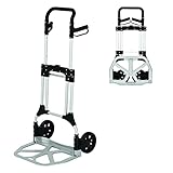 Pack-N-Roll Aluminum Hand Truck - 440 lbs Capacity Folding Hand Truck Heavy Duty, Appliance Hand...