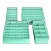 Produktbild SONGMICS Aufbewahrungsboxen, Schubladen-Organizer, Ordnungssystem für Kleiderschrank, faltbar, für BHS, Unterwäsche, Socken, Krawatten, Faltbox, Stoffbox, 4er Set, grün RUS04GN, 60 x 34 x 28 cm