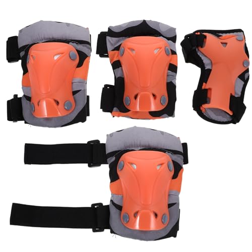 POPETPOP Child Sports Protective Gear Set Running Accessory Comfortable Elbow Sleeve Knee Palm Elbow Guard for Outdoor Use