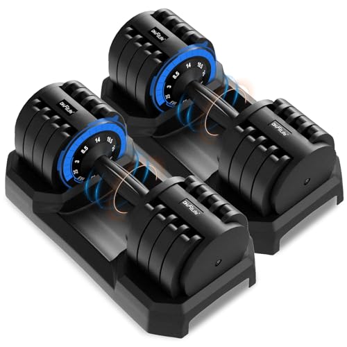 Dh Fitlife Mancuernas Ajustables De 3 A 25 Kg Para Entrenamiento De Fuerza, Juego De Pesas Con Base Que Ahorran Espacio Para Gimnasio En Casa, Pe Dh Fitlife Mancuernas Ajustables De 3 A 25 Kg Para Entrenamiento De Fuerza, Juego De Pesas Con Base Que Ahorran Espacio Para Gimnasio En Casa, Pe