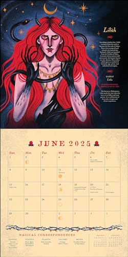 Witches Through History 2025 Wall Calendar - Image 4