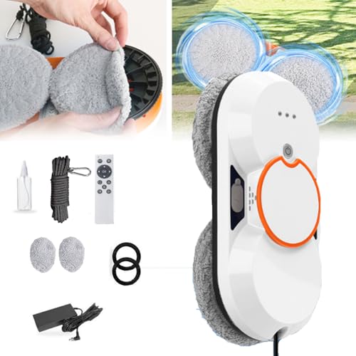 Robot De Limpieza De Ventanas,4 Rutas De Limpieza Automática Limpiador De Ventanas Inteligente,Capacidad Del Tanque De Agua De 60 Ml Con Máquin Robot De Limpieza De Ventanas,4 Rutas De Limpieza Automática Limpiador De Ventanas Inteligente,Capacidad Del Tanque De Agua De 60 Ml Con Máquin