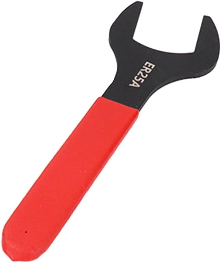 ER Collet Wrench Set for ER8/ER11/ER16/ER20/ER25 Chuck Holders – Open End Spanner Tool, High-Carbon Steel, for CNC Machinist Wrench(ER25A)