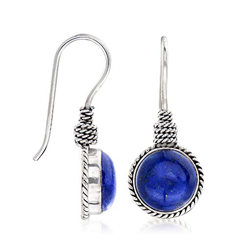 Ross-Simons Lapis Drop Earrings in Sterling Silver3