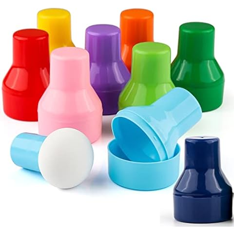 9PCS / Sets Ink Applicator with Storage Cases,Paper Pouncers for Direct Ink Application On Crafts Projects Easily,Inking Sponge for Stamp Ink Distressing, Blending Card Making Crafting Tools Cover