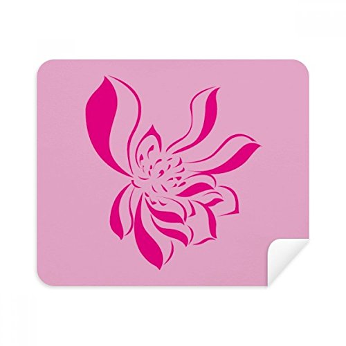 Chiffon de nettoyage suède Rose Lotus 2Pcs pour écran et lunettes DIYthinker